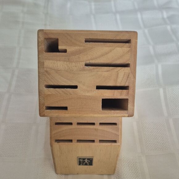 Henckels Wooden Knife Block 13 Slots by Natural Brown - Picture 13 of 16